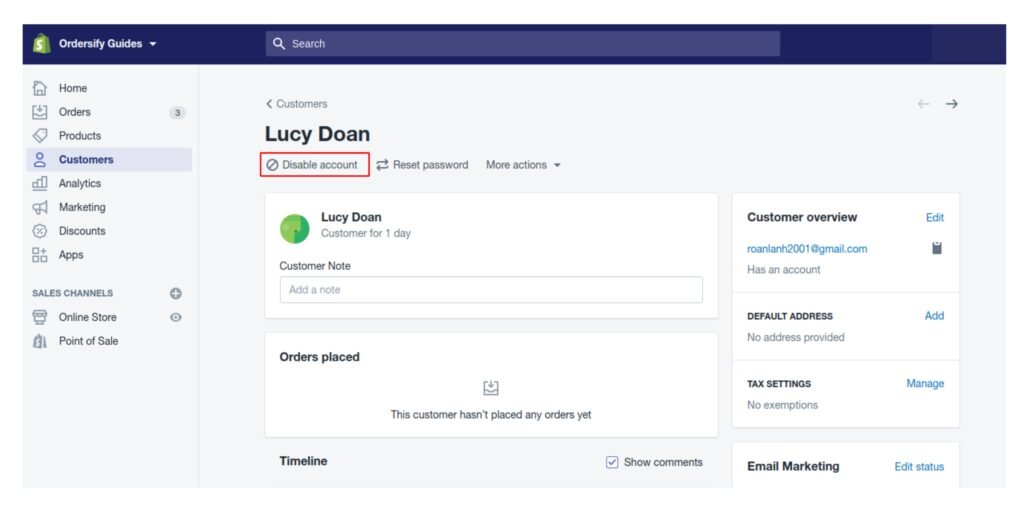 How to Disable Customer in Shopify-3